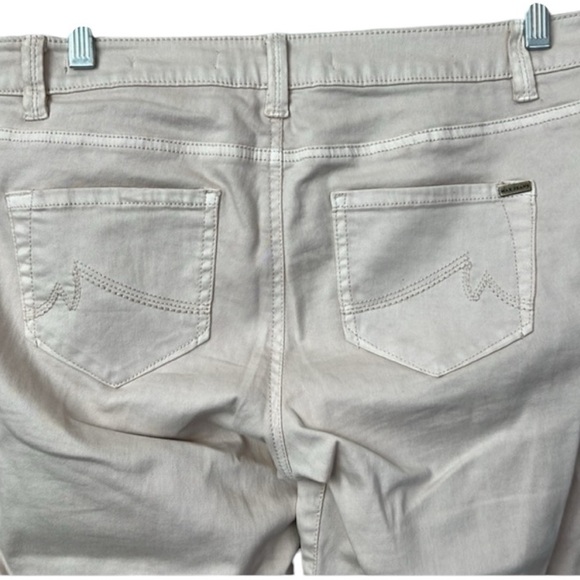 Max Jeans Skinny Cream Ivory Bone Jean Pants Size 6 - Picture 4 of 8